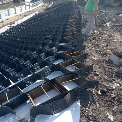 330mm-1000mm Welding Distance HDPE Geocell for Driveway Gravel Stabilization Solution