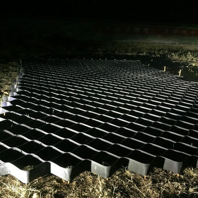 Plastic HDPE Geocell for Slope Protection in Black Color Hotel Ground Grid Geo Cell