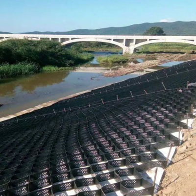 Road Construction Geo cell HDPE Geocell with Textured and Perforated Gravel Grid