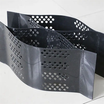 Road Construction Geo cell HDPE Geocell with Textured and Perforated Gravel Grid