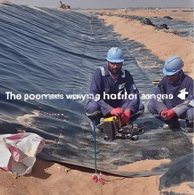 Project Solution Capability HDPE Geomembrane for Fish Farm Pond Liner 1mm Thickness