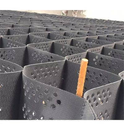 1000-1420N / 10CM Peel Strength HDPE Geocells For Gravel Driveways