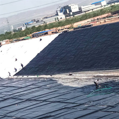 Double Smooth HDPE Geomembrane Sheet for Pond Waterproofing Liners Width 1m-8m