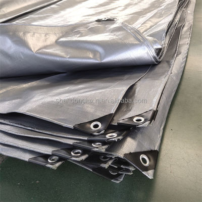 PE Tarpaulin with Stripe Woven Pattern Waterproof and Resistant to Harsh Conditions