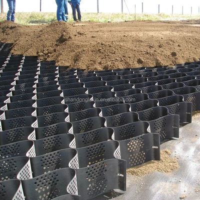 Road Basement Project Solution Capability 3D Model Design with Gravel Grid Geocell