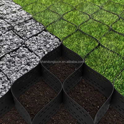 Road Basement Project Solution Capability 3D Model Design with Gravel Grid Geocell