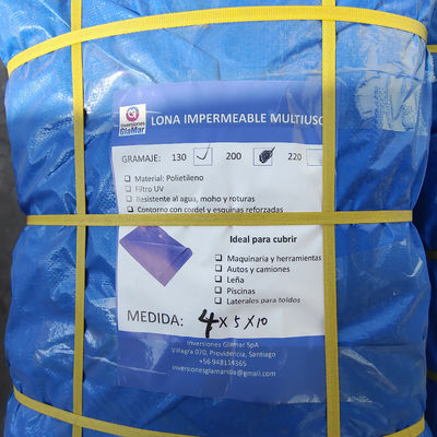 PE Coating Woven Fabrics Roofing Flame Retardant Tarps Tent Plastic Tarpaulin Waterproof