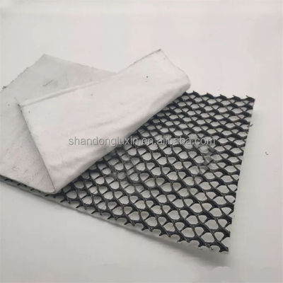 Customized Length Black White Road Base Drainage Net Geocomposite Compound Net 3d Geonet