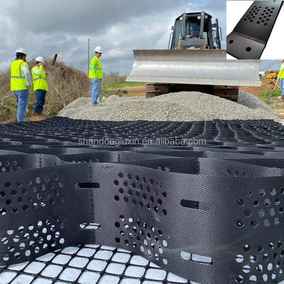 Textured and Perforated HDPE Geocell for Ground Enhancement in Heights of 50mm-200mm