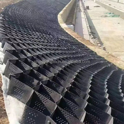 Smooth HDPE Geocell for Durable Retaining Wall on Highway and Railway Construction