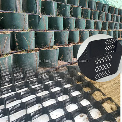 Soil Stabilization Geocell Grid for Ground Reinforcement and Retaining Wall Support