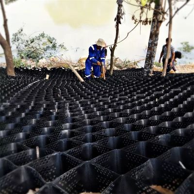 Plastic Geocell Retaining Walls for Road Soil Stabilization Online Technical Support