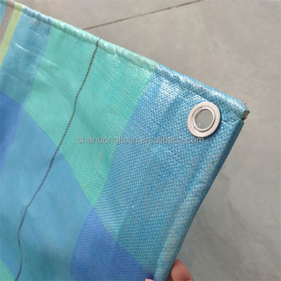 Waterproof Windproof Sunshade Tarpaulin Sheet Tarps Roll with Customized Color and Fabric
