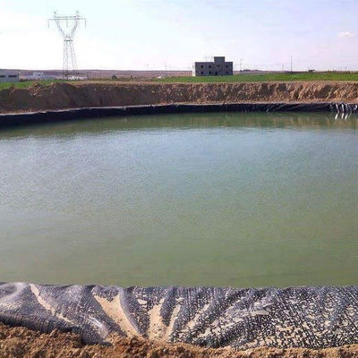 1m-8m Width Fish Tank Dam Pond Liner with HDPE Geomembrane and Double Smooth Surface