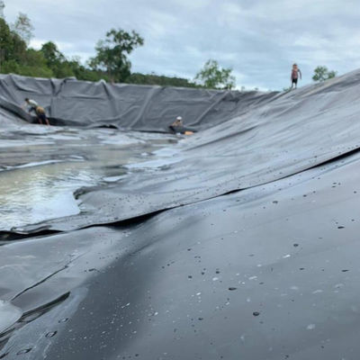 HDPE Geomembrane Waterproof Liner for 1m-8m Width Smooth Surface Pond in Shrimp Farm