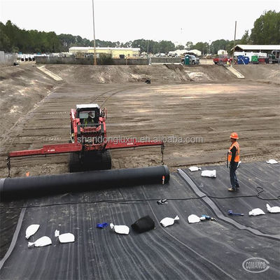 Double Smooth Surface HDPE Geomembrane for Fish Pond Liner 0.5mm 1mm 0.75mm 1.5mm 2mm