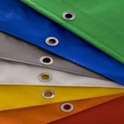 Waterproof Heavy Duty Tarp Canvas PE Tarpaulin Roll Manufactured by for 2M-50M Width