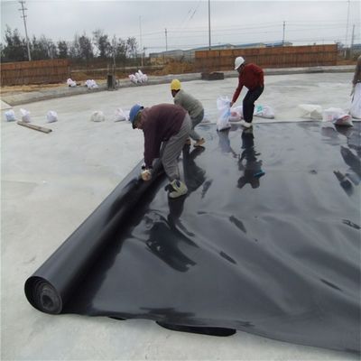 Glossy Geomembrane Liner Geomembranes for Salt Evaporation in Argentina Width 1m-8m