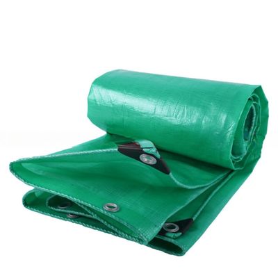 Outdoor-Agriculture LDPE Laminated PE Tarpaulin with Coated Green HDPE Woven Fabric