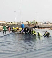 Double Texture HDPE Geomembrane for Tarpaulin Fish Farming Tank Double Smooth Surface