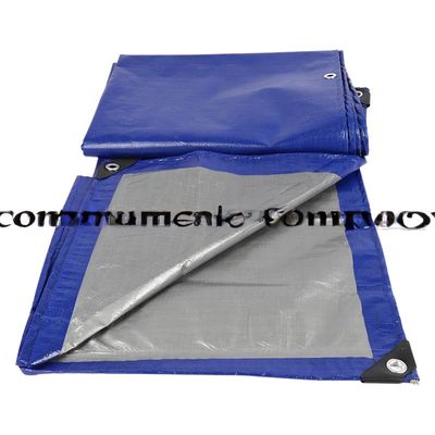 50-300gsm Blue Polyethylene Fabric PE Woven Tarpaulin for Outdoor Protection Cover