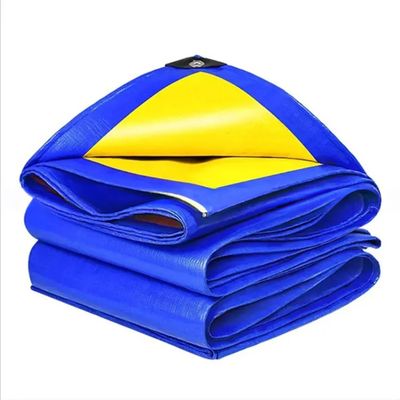 Industrial Grade PE Tarpaulin Sheets Waterproof and Heavy Duty 50-300gsm Width 2m-100m