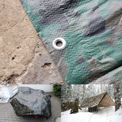 UV Resistant Waterproof PE Tarpaulin Sheet for Long Lifespan Truck/Car/Boat Covers