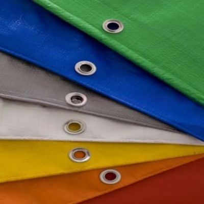 Reinforced Tarp PE Tarpaulin for UV Plastic Fabric Sheet Agriculture Industrial Cover