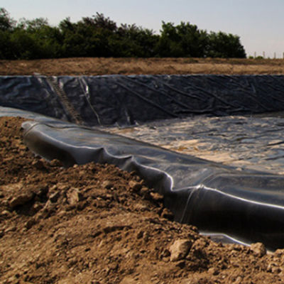 Project Solution Capability HDPE Black Geomembrane 0.5mm for Fish Shrimp Farming Ponds