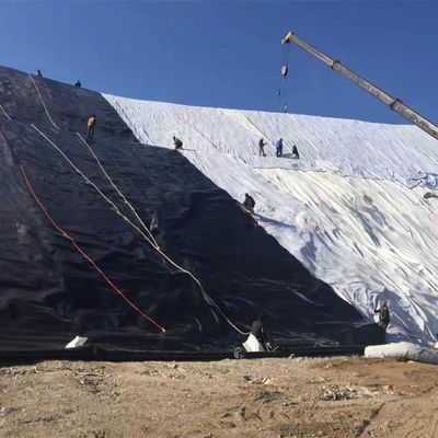 Landfill HDPE Geomembrane Pond Liner with Double Texture UV Resistant and Impermeable