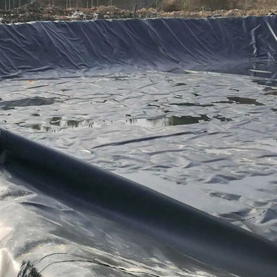 UV Resistant 0.75mm HDPE Tailing Tank Geomembrane for Black or Custom Color Fish Pond
