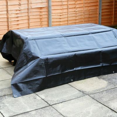 50-300gsm Customized Laminated PE Tarpaulin Plastic Tarps Fabric Sheet for All Weather