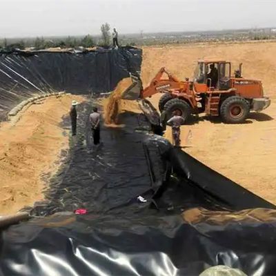 Corrosion Resistant Double Smooth Surface 0.5mm HDPE Geomembrane for Shrimp Fish Farming