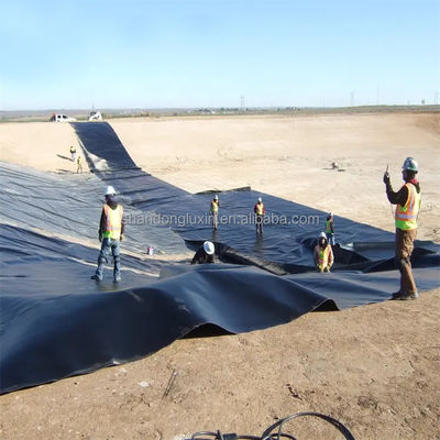 Fish Farming Pond Liner HDPE Geomembrane with Glossy White Surface and Virgin Material