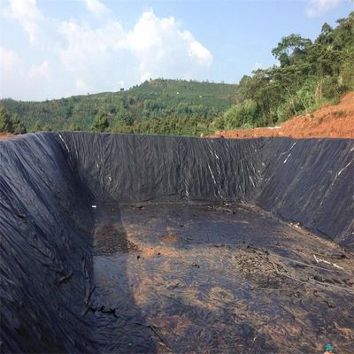 HDPE Pond Liner for Heap Leaching 1.5mm 2mm Geomembrane Smooth Rough Textured Surface