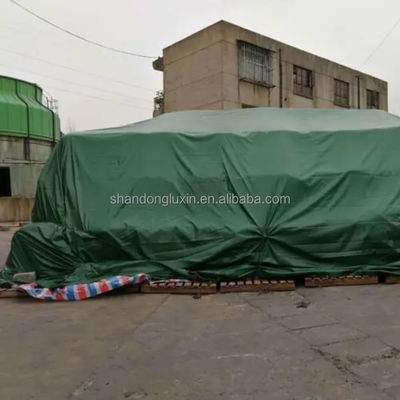 Plaid Style PE Custom Tarps for Waterproof Truck Cover and HDPE Weaving Cargo Storage