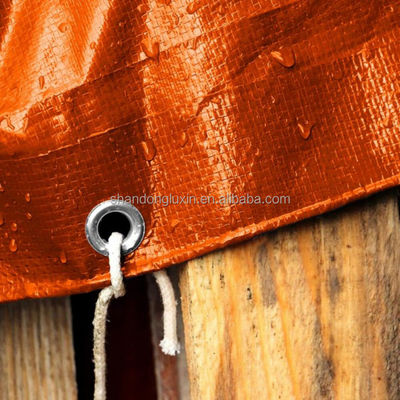 Double Faced LDPE Coating Tarpaulin Roll Waterproof Tarpaulin for Trucking Covering
