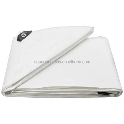 Double Faced HDPE Tarpaulins Lorry Woven Green Poly Tarp Covers for Plaid Style Roof