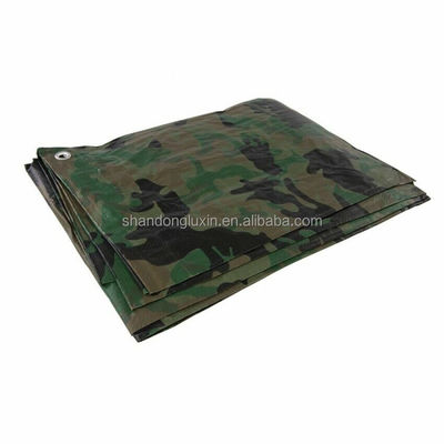 Outdoor-Industry HDPE Tarpaulin with LDPE Lamination Customized Size and Heat Resistant