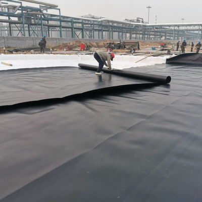 Large Plastic Fish Pond Liner HDPE Geomembrane for Landfill Black or as Request