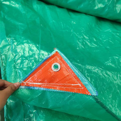 Rainproof Green Polyethylene Tarpaulin for Tents Awning Roof Covering Long Service Life