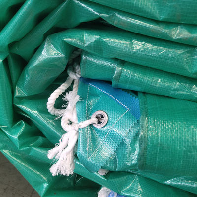 Rainproof Green Polyethylene Tarpaulin for Tents Awning Roof Covering Long Service Life