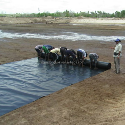 1-6m Width Environmental Friendly Black Geomembrane for Fish Ponds and Landfill Sites