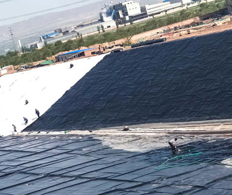 Modern Design Black HDPE Smooth Geomembrane 0.5mm 1mm for Landfill Sites and Fish Ponds