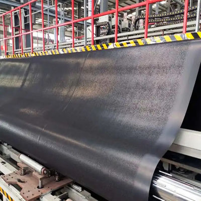 1mm 2mm Black Textured Geomembrane for Landfill Slopes 's Width 1-6m ISO9001 Standard