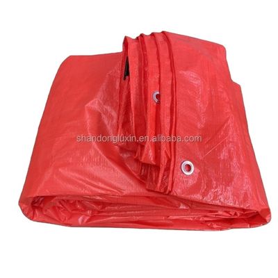 PE Tarpaulin Red Waterproof and Dustproof Blocks Sunlight Other Fabric 3x4m 4x5m 4x6m
