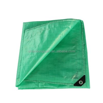 Waterproof Tarpaulin Fabric in Polyethylene Woven Design for Sun and Dust Protection