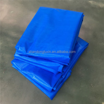 Customized Color PE Blue Waterproof Tarpaulin Fabric for Block Sunlight and Dustproof
