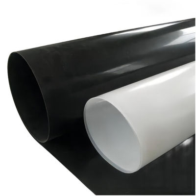 Smooth Geomembrane for Fish Ponds High Density Polyethylene 0.5mm to 2.8mm Thickness