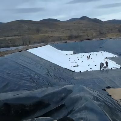 1mm HDPE Geomembrane Roll for Fish Farming 1m-8m Width Cross Categories Consolidation